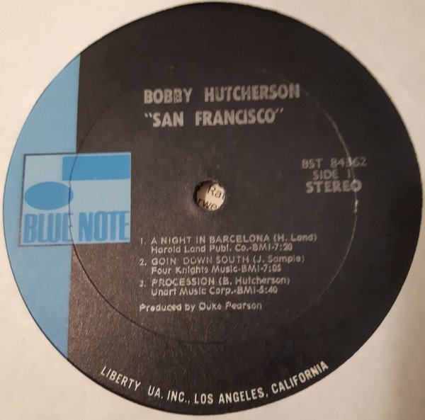 Bobby Hutcherson;Harold Land - San Francisco Vinyl Record