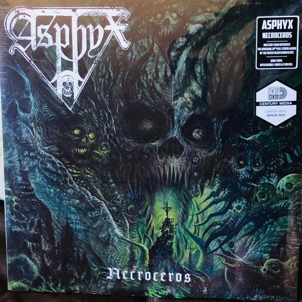 ASPHYX - NECROCEROS (BRICK RED VINYL) (