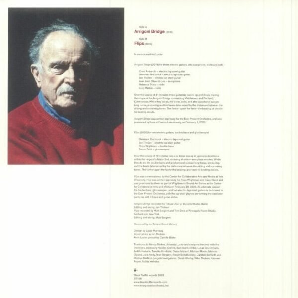 ALVIN LUCIER - Works For The Ever Present Orc Vinyl Record