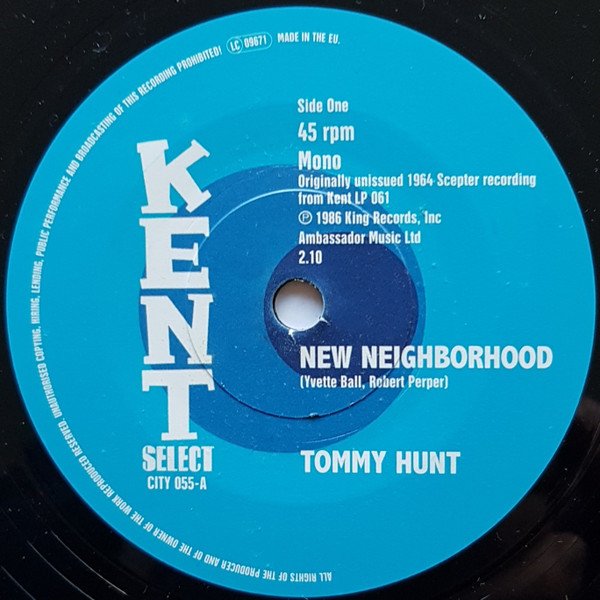 TOMMY HUNT - New Neighborhood