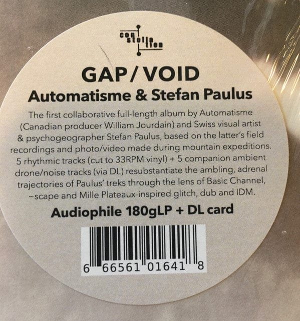 AUTOMATISME & STEFAN PAULUS - GAP/VOID Vinyl Record