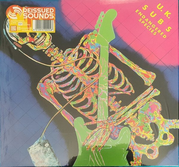 UK SUBS - Endangered Species (Sunburst Yellow/Red Vinyl)