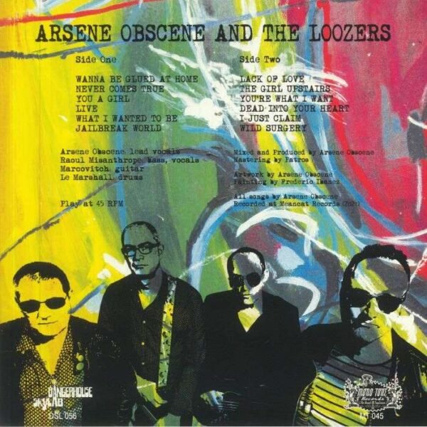 ARSENE OBSCENE & THE LOOZERS - Arsene Obscene & The Loozers Vinyl Record