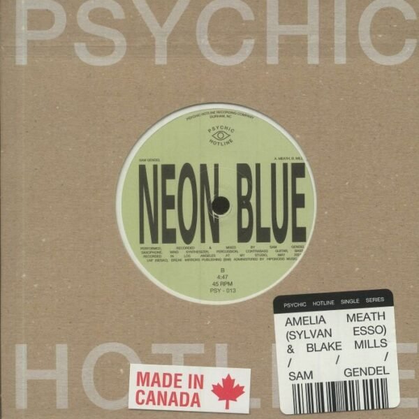 AMELIA MEATH & BLAKE MILLS / SAM GENDEL - NEON BLUE Vinyl Record