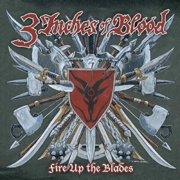 3 INCHES OF BLOOD - FIRE UP THE BLADES (CRIMSON FI Vinyl Record