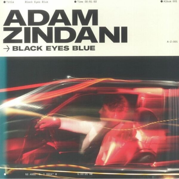 Adam Zindani - Black Eyes Blue Vinyl Record