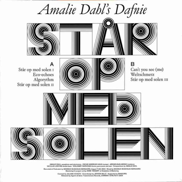 AMALIE DAHL'S DAFNIE - STAR OP MED SOLEN Vinyl Record